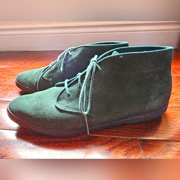 Forest green Keds Chukka hightops ankle booties boots womens size 10 - Picture 3 of 7